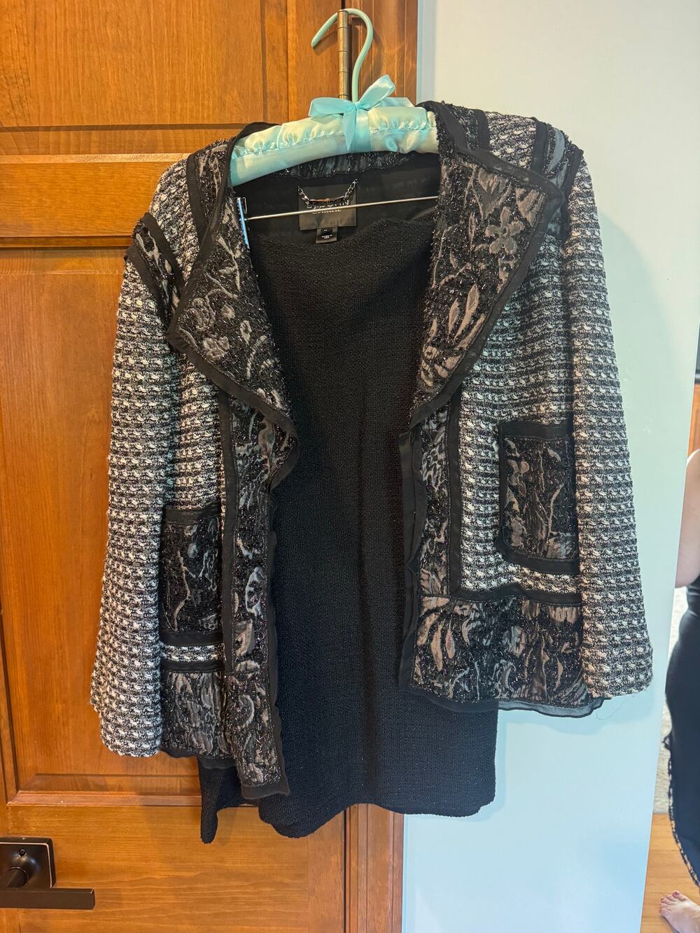 St John Couture blazer and skirt set